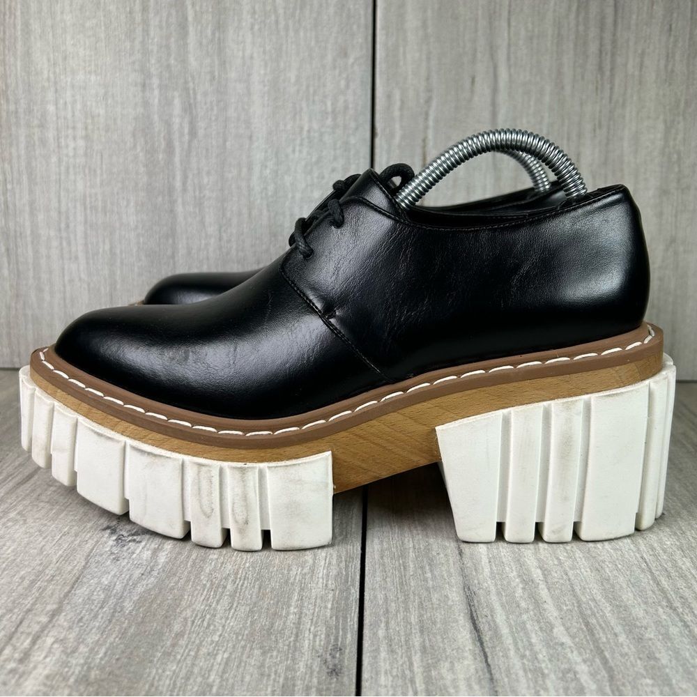 Stella McCartney Emilie Lace Up Platform Chunky Shoes Women’s Size 5.5 35.5 - Picture 3 of 10
